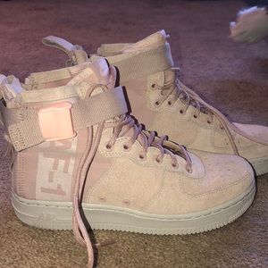 LIMITED EDITION rose gold Nike SF Air Force 1